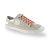 Cordones zapatillas de deporte moda planos algodn longitud 120 cm color mandarina