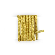 Cordones calzado de ciudad redondos lurex longitud 60 cm color hoja de Oro