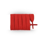 Cordones zapatillas de deporte / sportswear planos algodón longitud 110 cm color rojo