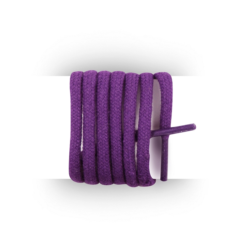 Compra Cordones redondos y gruesos violeta lirio 90 cm | MyLaces.com