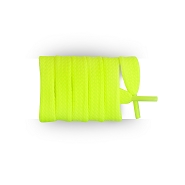 Par de cordones para zapatillas de deporte / Converse planos sintético longitud 150 cm color fluorescente amarillo
