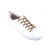 Cordones zapatillas de deporte, cordón plano algodón, longitud cordones 90 cm, cordones marrón claro