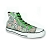 Cordones zapatillas de deporte / sportswear planos sintético longitud 90 cm color fluorescente verde