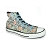 Cordones zapatillas de deporte / sportswear planos algodón longitud 125 cm color cielo
