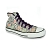 Cordones zapatillas de deporte / sportswear planos algodón longitud 90 cm color digital