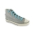 Cordones zapatillas de deporte / sportswear planos algodón longitud 90 cm color turquesa
