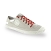 Cordones zapatillas de deporte moda planos algodón longitud 120 cm color rojo