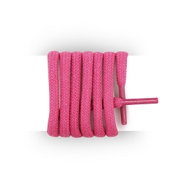 Cordones redondos y gruesos algodón 110 cm Cordón grueso de color rosa tulipán