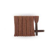 Cordones marr�n. Cordones zapatillas de deporte moda planos algod�n longitud 120 cm color marr�n caoba