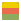 amarillo canario / naranja caléndula / verde pastorela